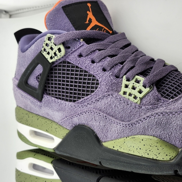 Jordan Athletic Shoes in Purple and Green - Picture 9 of 16